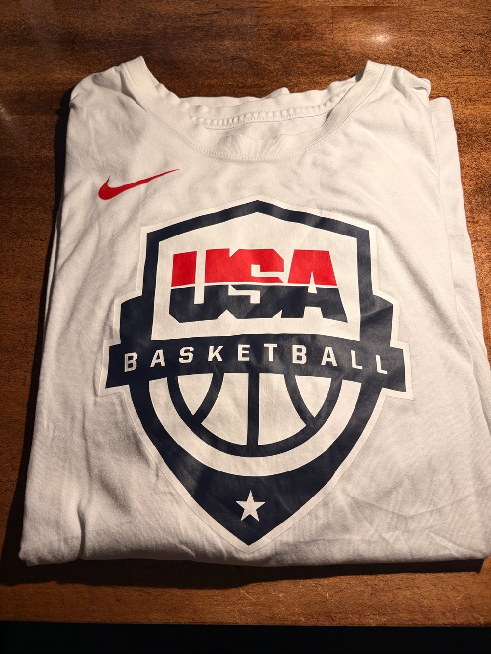 Nike USA Basketball White Logo T-Shirt